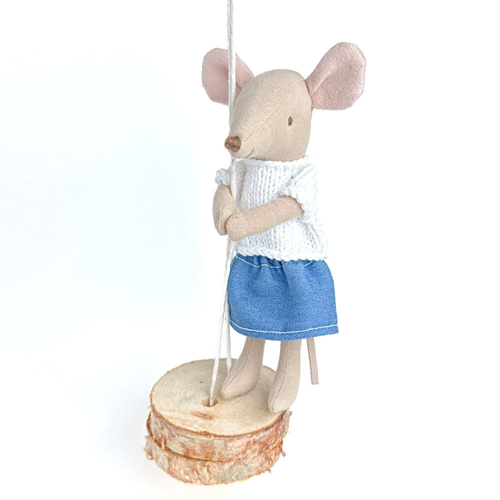 Blue Denim Skirt for Maileg Mice