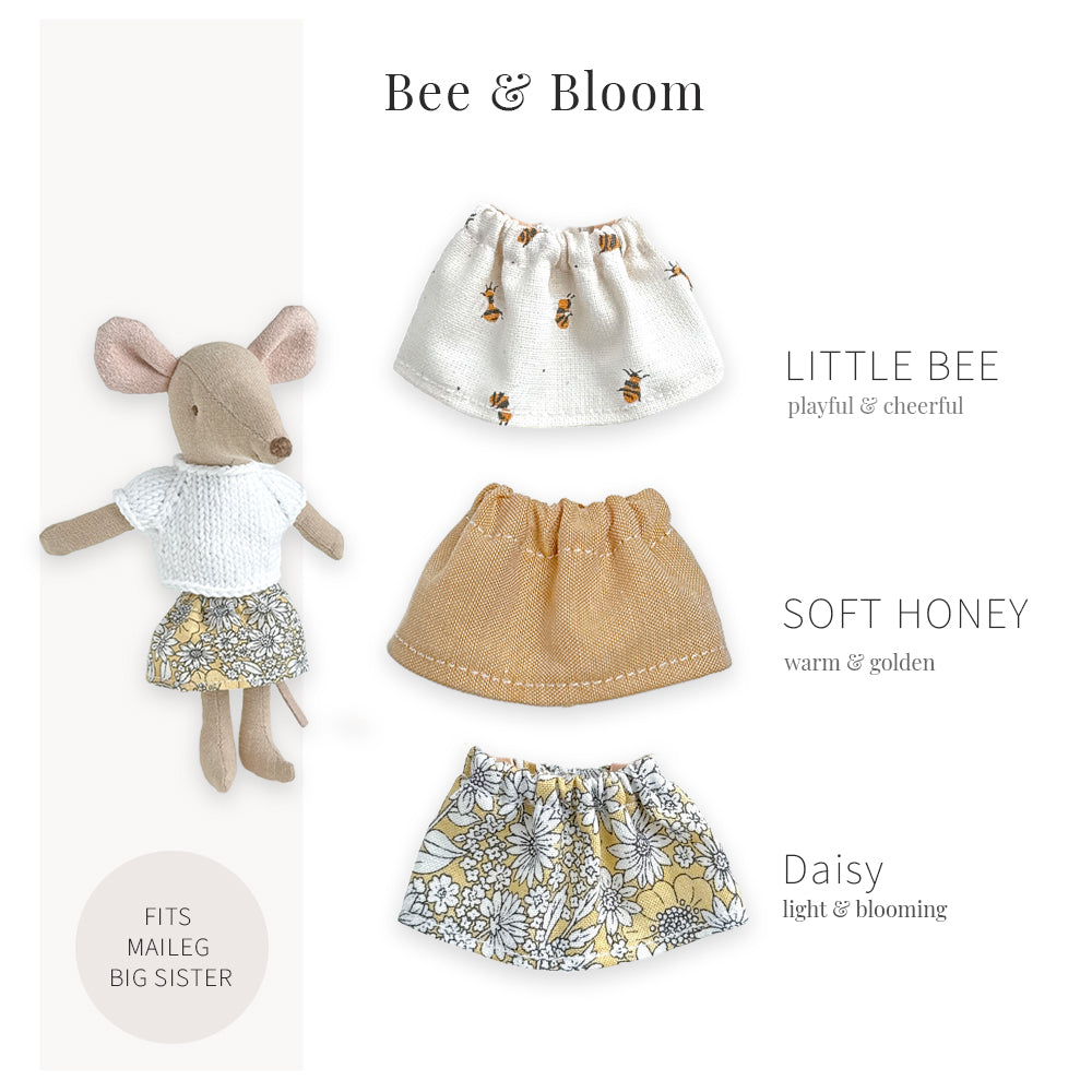 Cotton Skirt for Maileg Big Sister | Bee & Bloom