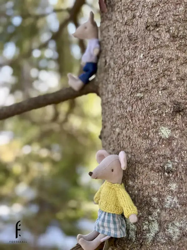 Sweater for Maileg Mouse - Yellow - 2