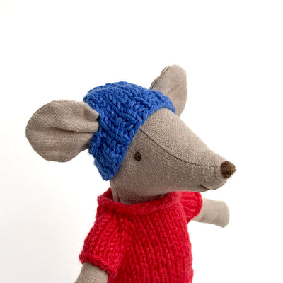 Blue hat for Maileg Mouse