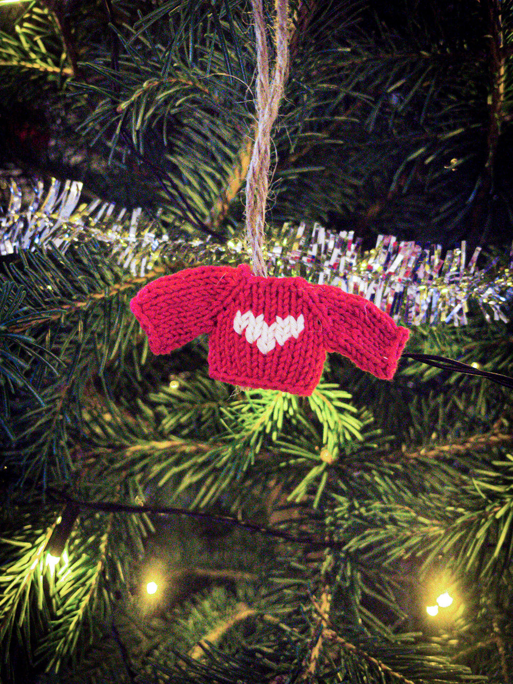 Tiny Sweater - Christmas Tree Ornament
