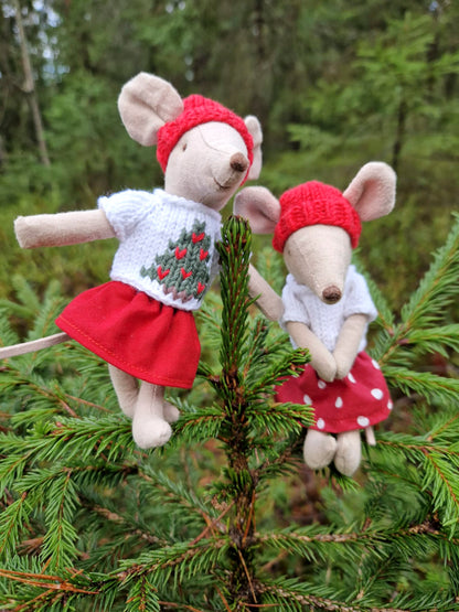 Christmas Outfit for Maileg Mouse - Christmas Tree