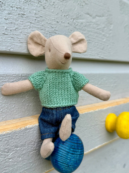 Handmade Cotton Tops for Maileg Mouse | Ocean & Sea