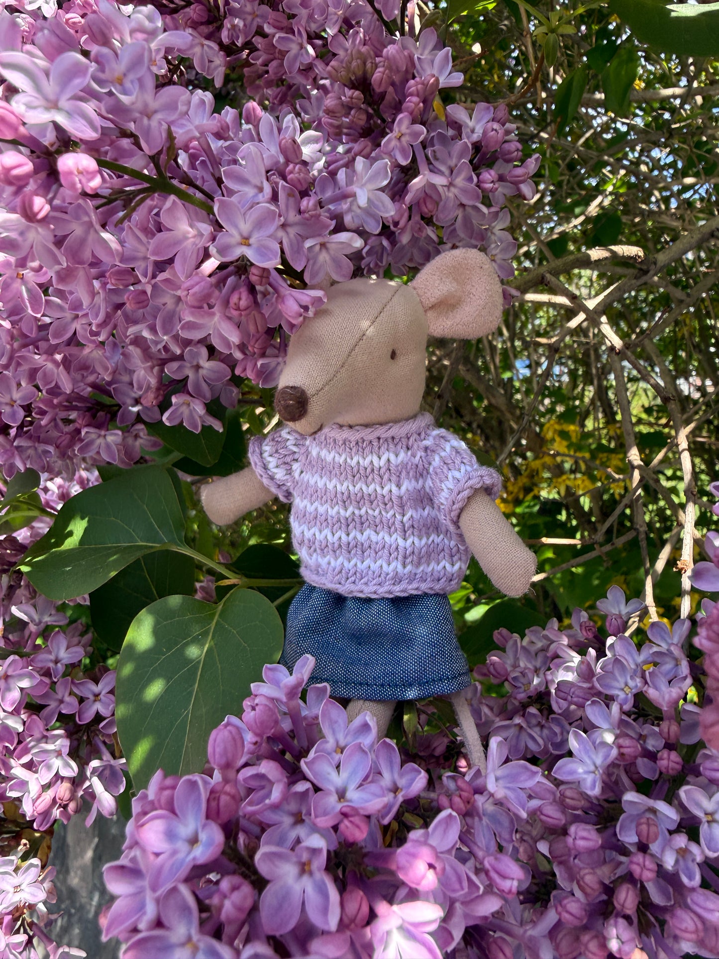 Outfit for Maileg Mouse - Lavender Dream