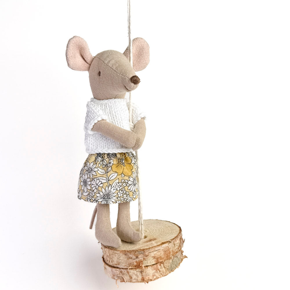 Skirt for Maileg Mouse - Wild Daisy
