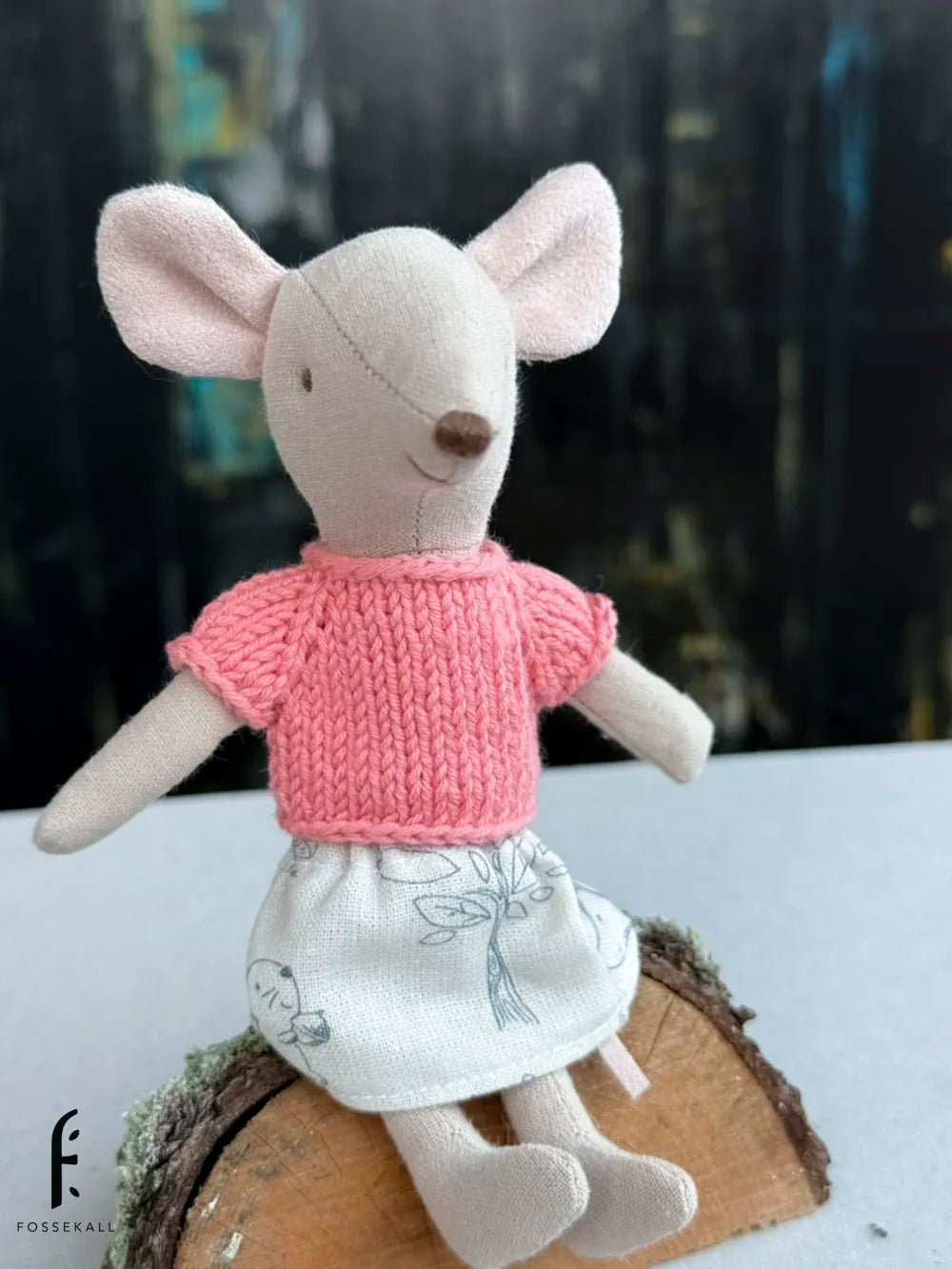 Shirt for Maileg Mouse - Peony