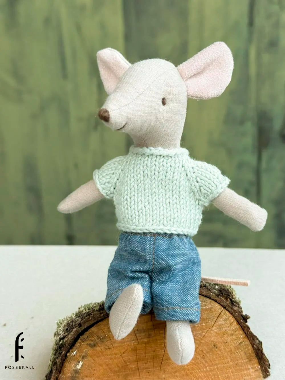 Shirt for Maileg Mouse - Peppermint