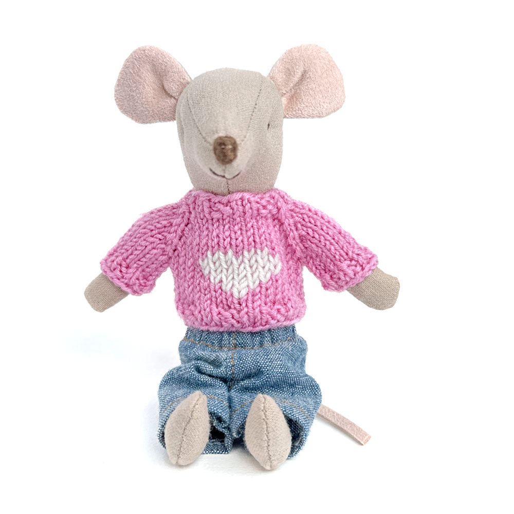 Pink Heart Maileg Sweater