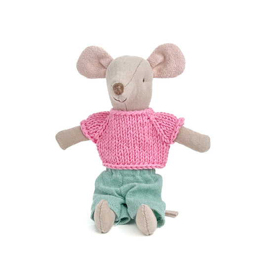 Pink shirt Maileg Mouse
