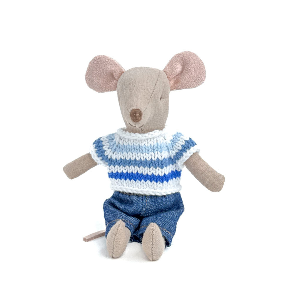 Blue striped shirt for Maileg mouse