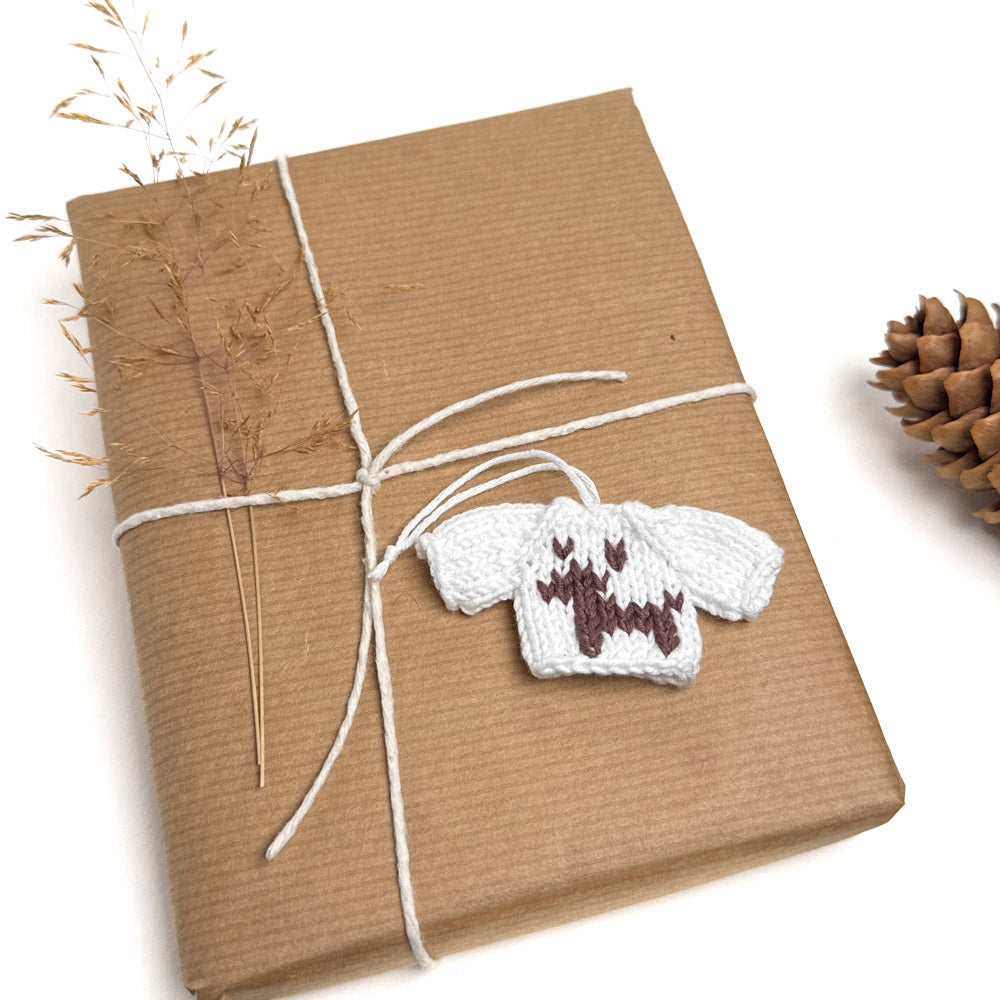   Tiny Sweater - Christmas Tree Ornament - Deer