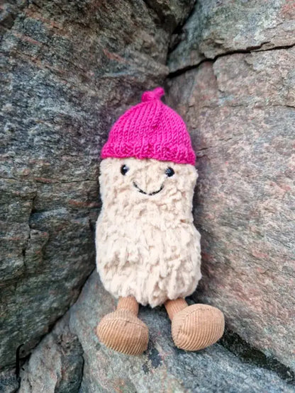 Peanut hat - Raspberries Pink