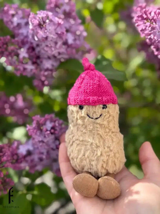 Peanut hat - Raspberries Pink