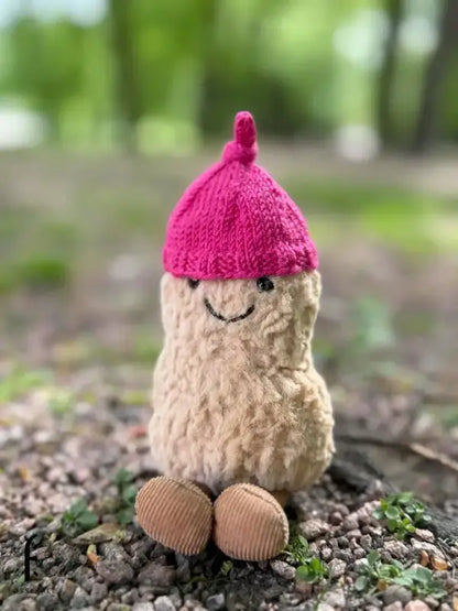 Peanut hat - Raspberries Pink