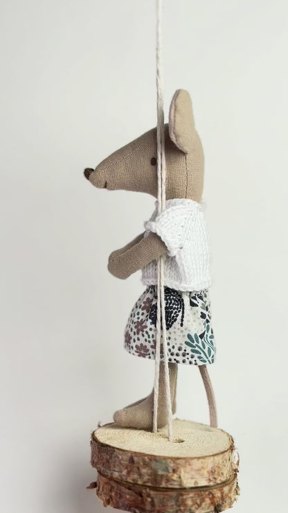 Skirt for Maileg Mouse - Calm Bloom
