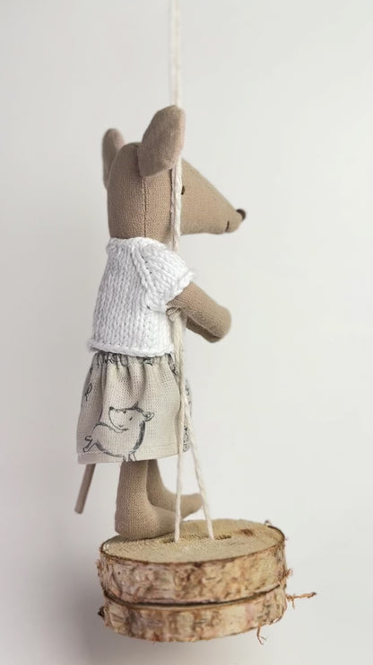 Skirt for Maileg Mouse - Forest Friends