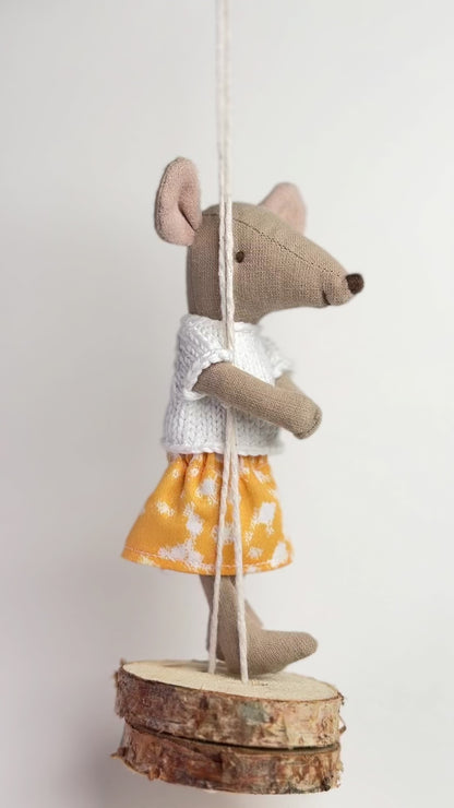 Skirt for Maileg Mouse - Honey Days