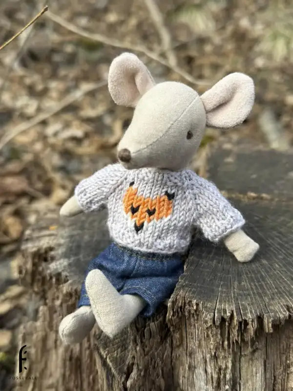 Sweater for Maileg Mouse - Fox