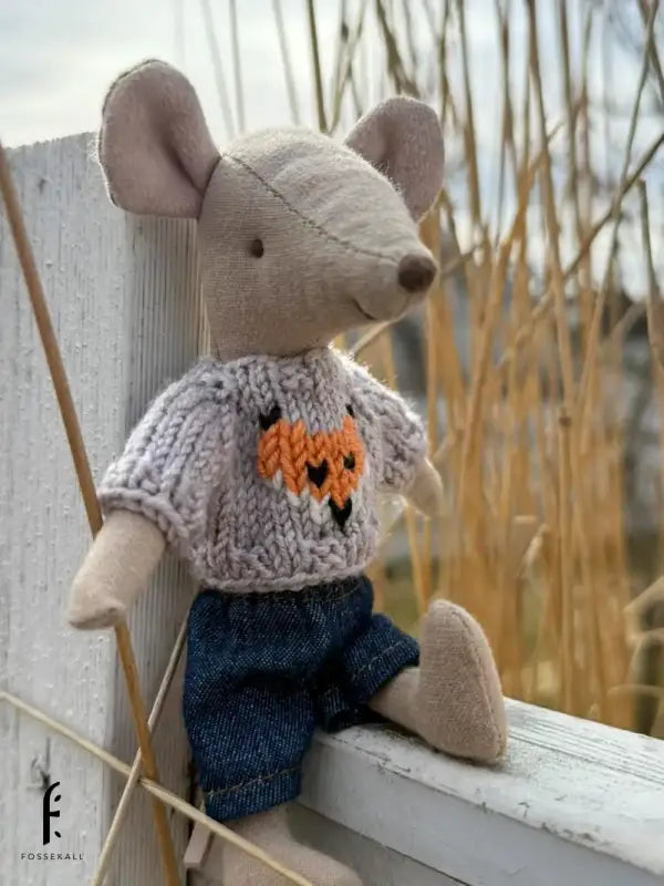 Sweater for Maileg Mouse - Fox