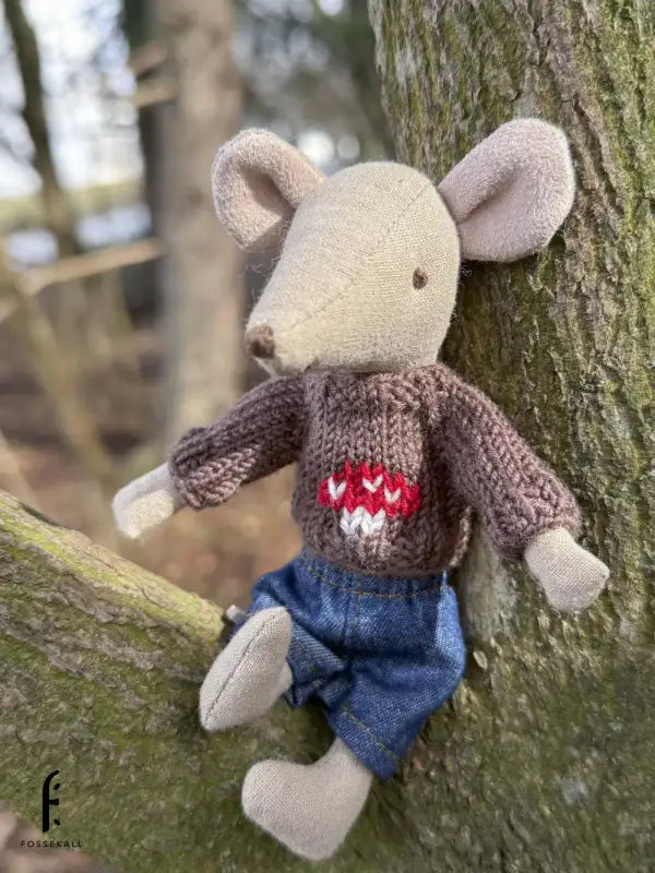 Sweater for Maileg Mouse - Mushroom